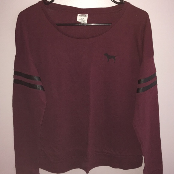 maroon long sleeve top - Picture 1 of 3